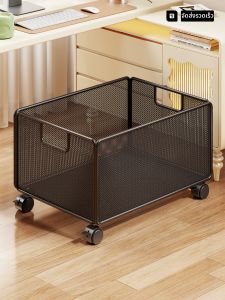 MUGG | Wheeled Moveable Book Organizer Storage Rack Large Capacity