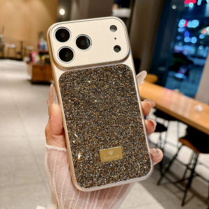 CHUBAN | Camera Protector Bling Glitter Case For iPhone 17 16 15 14 13 Pro Max Air Tough Hard PC Shockproof Bumper Phone Covers For Girls