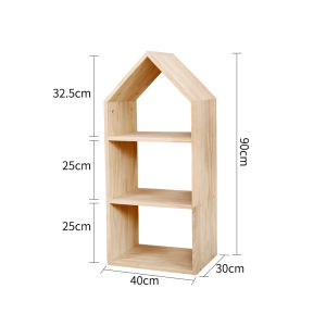 Kệ Sách Gỗ Đa Tầng Phong Cách Scandinavia Cho Phòng Trẻ Em