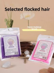 MONLEYTA | 100-Pack Nano Cotton Swabs Makeup Remover Eyeshadow Lip Brush Eyeliner Brow Gel Cleaning Sticks Nano Beauty Tools