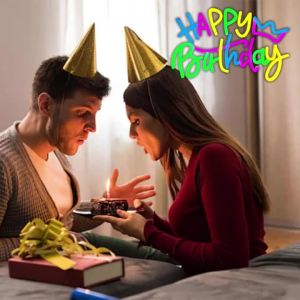 Happy Birthday Series Neon Sign For Wall DecorLed Neon Light For BedroomBirthday Party DecorLiving RoomGifts For Friends