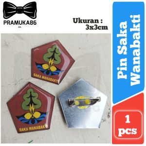 Pin Bros Saka Wanabakti Lapis Resin / Pin Aksesoris Saka Pramuka