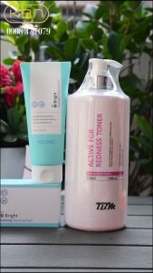 Combo Sạch Sâu Cho Da Sữa Rửa Mặt Moonic + Toner TBM Tặng Vitamin C Bột (Hàng Chính Hãng)