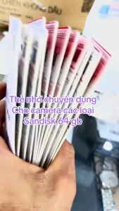 Thẻ nhớ MicroSDHC MicroSDxC Sandisk Ultra 32GB/64GB/128GB/256GB Class 10 upto 100MB/sChuyên Camara