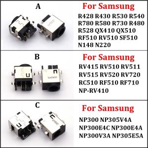 1PC Laptop DC Power Jack Connector Charging Port For SAMSUNG RV411 RV515 RV420 RC512 RV511 RV510 RV509 RV515 R530 R540 R428