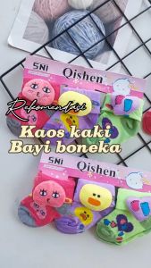 3 Pasang Kaos Kaki Anak Bayi Karakter 3D Boneka 0-12 Bulan Perempuan Laki Laki