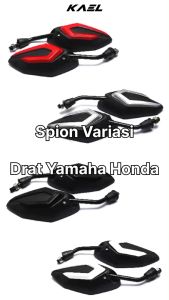 Spion Variasi Model Vario Honda Yamaha Beat Lama Old eSP Street K1A Deluxe Vario Scoopy Spacy Revo Grand Supra Tiger CB Blade Mio Lama J Soul GT Sporty M3 Z S Vega X-ride Fino Jupiter Sepion Kaca Merah Biru Hitam Silver Putih