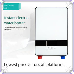 6500W Electric Water Heater Instant Bathroom Water Heating Instant Constant Temperature Flow Heater Kitchen Hot Water Shower
