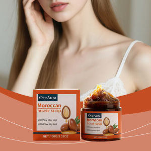 Kem Xà Phòng Dưỡng Thể Morocco Sữa Rửa Mặt Dịu Nhẹ Hàng Ngày Dưỡng Ẩm Chăm Sóc Da OceAura