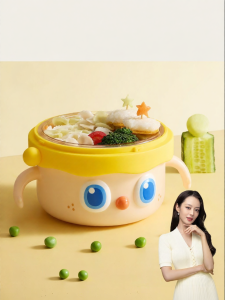 GNAUHBABY | Insulated Stainless Steel Baby Feeding Bowl