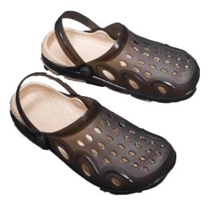 Summer Mens Fashion Water-Resistant Slip-Resistant Durable Soft Sole Toe-Cover Outdoor Thick Sole Sandals