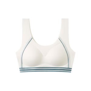 Coco Smart | Teenage Girls Sports Bra Shock Absorption Vest Youth Development High School Female Students Underwear Nylon Spandex Blend