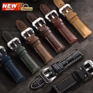 Quick Release Vintage Strap 20mm 22mm 24mm Smartwatch Leather Band for Omega for Seiko Bracelet for Rolex Universal Wristband