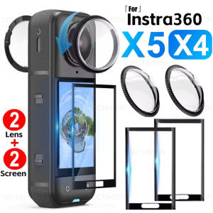 Screen Protector for Insta360 X4 Lens Guard+Tempered Glass Anti-scratch Protective Film Cover for Insta 360 X5/X4 Accessories