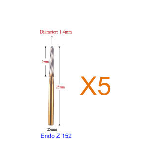 JNSUR Zekrya Dental Tungsten Bur Endo Z Carbide Bur FG Surgical Endodontic Bone Cutters Drill Bit Dentistry High Speed Handpiece
