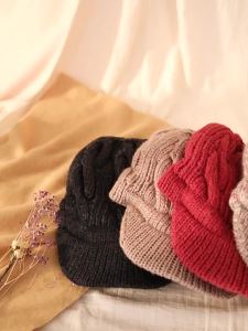 Handmade Wool Womens Knit Hat
