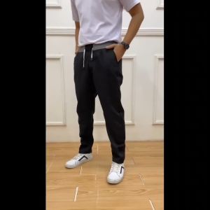 Celana chino panjang pingang karet Model Rip Kolor Hight Quality Stretch Pinggang mulur Karet