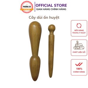 Cây dùi day ấn huyệt bằng gỗ thơm Dụng cụ day ấn huyệt - Mỹ Nghệ Phương Chi