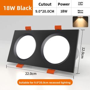ADDLON | Double Headed Recessed Thin LED Spotlight