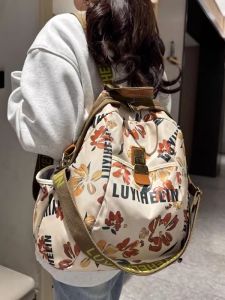 MIRUIDUO | Floral Design Womens Oxford Fabric Travel and Leisure Backpack Two-way Use
