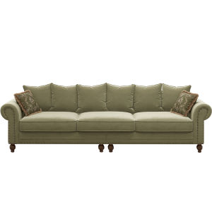 Mediterranean Country Style European Vintage Luxury Small Space Living Room Fabric Sofa