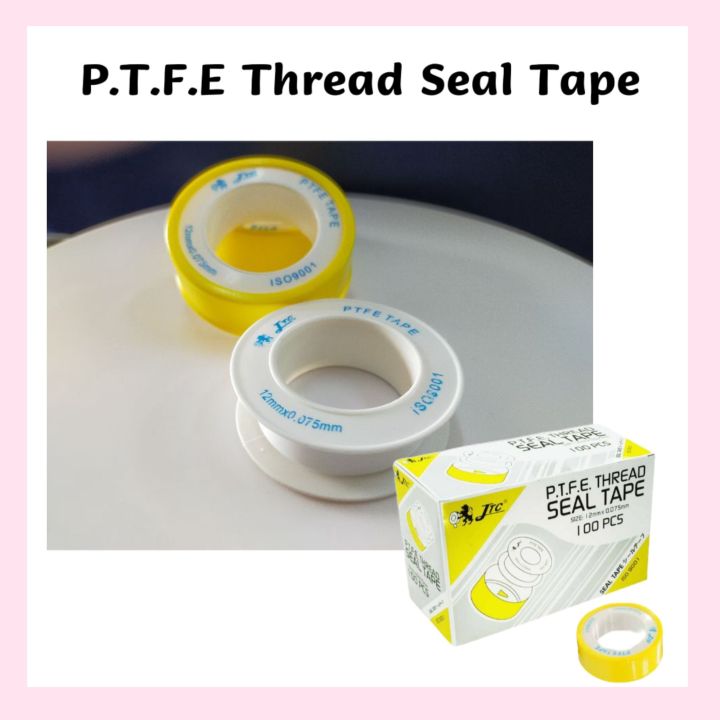 PTFE Thread Seal Tape Tape Putih Seal Tape Kepala Paip | Lazada