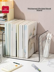 deli | Book Support Rack Reading Stand Desk Book Organizer With Pen Holder