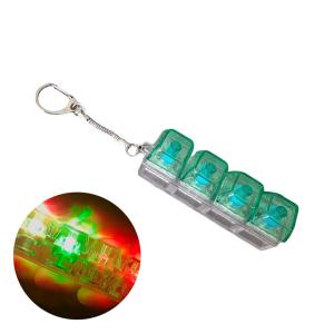 LED Fidget Keycap Toy - Crystal Clicker Sensory Toy for Stress Relief Keyboard Keychain Fidget Gadget For Adults Kids