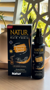 [Twinpack] Natur Hair Tonic Anti Hair Loss 90ml - Paket 2 Pcs Tonik Perawatan Rambut Ginseng / Aloe Vera