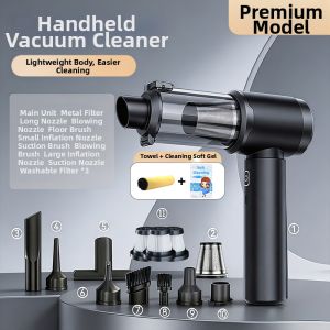 Cordless Multi-functional Car Household Handheld Vacuum Cleaner