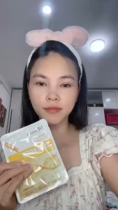 [Combo 10 miếng] Mặt nạ collagen cung cấp protein giữ ẩm căng mịn trắng sáng da.