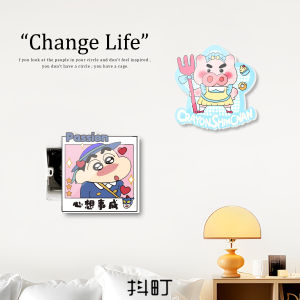 Acrylic Wall Stickers Hide Hole Stickers Bedroom Tile Crack Cover Stickers Acrylic Paint Sticks Cartoon Anime Wall Decor