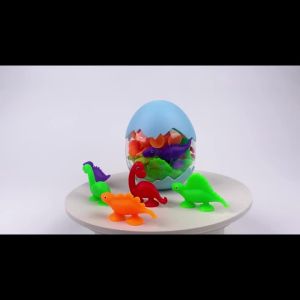 Dinosaur Egg Suction Toys Creative DIY 38PCS Colorful Vibrant Colors Portable Window Car Bath Game for Children