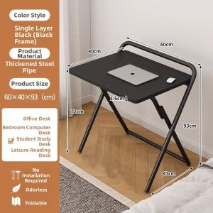 MOLORE | Foldable Easy-assembly Computer Desk