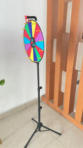 150CM Prize Wheel Fortune Game With Dry Erase Marker Eraser Promotional Prize Wheel Party Game Props