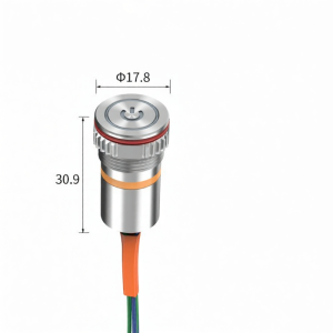 LANBOO | Công Tắc Nút Nhấn Kim Loại Chống Nước Tự Khóa Dòng Cường Độ Cao 16mm