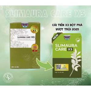 [Mới] Trà Thảo Mộc Giảm Cân Slim Aura Care X3 Hỗ Trợ Thải Mỡ Phù Hợp Mọi Cơ Địa - Hộp 38 Viên