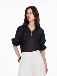 Vero Moda | New Short Collared Long Sleeve Shirt