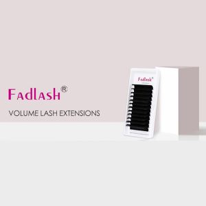 Easy Fan Lashes FADLASH Volume Eyelash Extensions 0.05 0.07mm Self Fanning 2D-10D Rapid Blooming C D DD Curl Volume Lash Extensions 8-20mm Length (0.07-D 15mm)