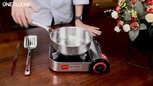 Chảo Chiên Inox 316 16/20Cm Chảo Không Tráng Chống Dính Chảo Xào Cho Cảm Ứng Nấu Ăn Nhà Bếp Gia Đình Nồi