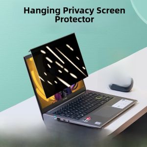 Hanging Type Privacy Screen Filter for Laptop Computer Eye Protection Blue Light Blocking No Stick Film for 13.3 14 15.6 Inch Screens Suitable for Lenovo Dell HP Asus