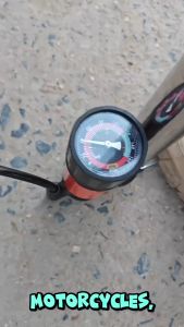 High pressure Bicycle Pump Equipped with a precise pressure gauge Air Pump 180 PSI for Bike/Motorcycle/MTB/Car Pam Basikal Pam Tayar Basikal