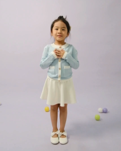 Atasan Knit Anak Perempuan Korean Style Knit Premium Baju Lengan Panjang Untuk Fashion Usia 4-12 tahun Nomenakids 81215