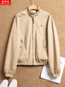 Deylevi American Style Horse Embroidery Pure Cotton Jacket Women Spring Autumn New Fashion Old Minister Coat Stand Collar