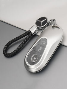 Túi Đựng Chìa Khóa Mercedes-Benz C-Class E-Class GLC300C260 E300L S450EQE 25 Mẫu Túi Đựng Chìa Khóa Bằng Hợp Kim Nhôm Đơn Giản