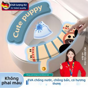 TAOKOU | Bao Đậy Nắp Toilet Chống Thấm Nước Dễ Thương