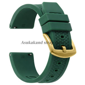 Silicone Watch Band 20mm 22mm 24mm for Omega for Seiko Watchstrap Quick Release Men Sport Rubber Bracelet for Smartswatch Strap