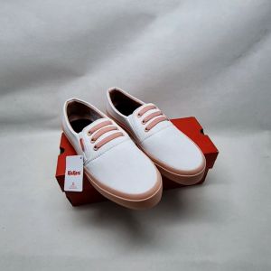 Sepatu Wanita Slip On Kain Kanvas KC010 Sol Peach/Sepatu Wanita Slip On Terbaru