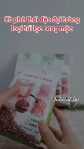 Cà phê thải độc đại tràng túi lọc rang mộc cà phê chuyên dùng thải độc đại tràng (Gói 500g gồm 40 túi lọc) giảm táo bón thải độc gan