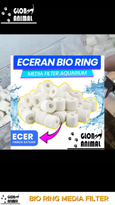 ECERAN BIO RING CERAMIC BIORING KERAMIK MEDIA FILTER AQUARIUM KOLAM